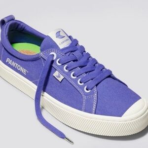 NWOT, Pantone a Very Peri Canvas Contrast Thread Sneaker.